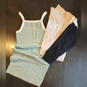 Striped Dress And Crewneck L